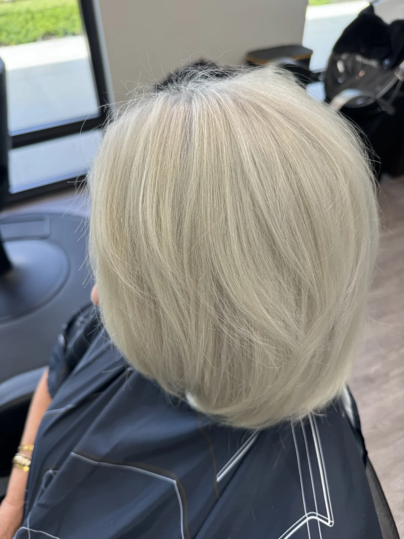 Soft light hair color result by Kelly