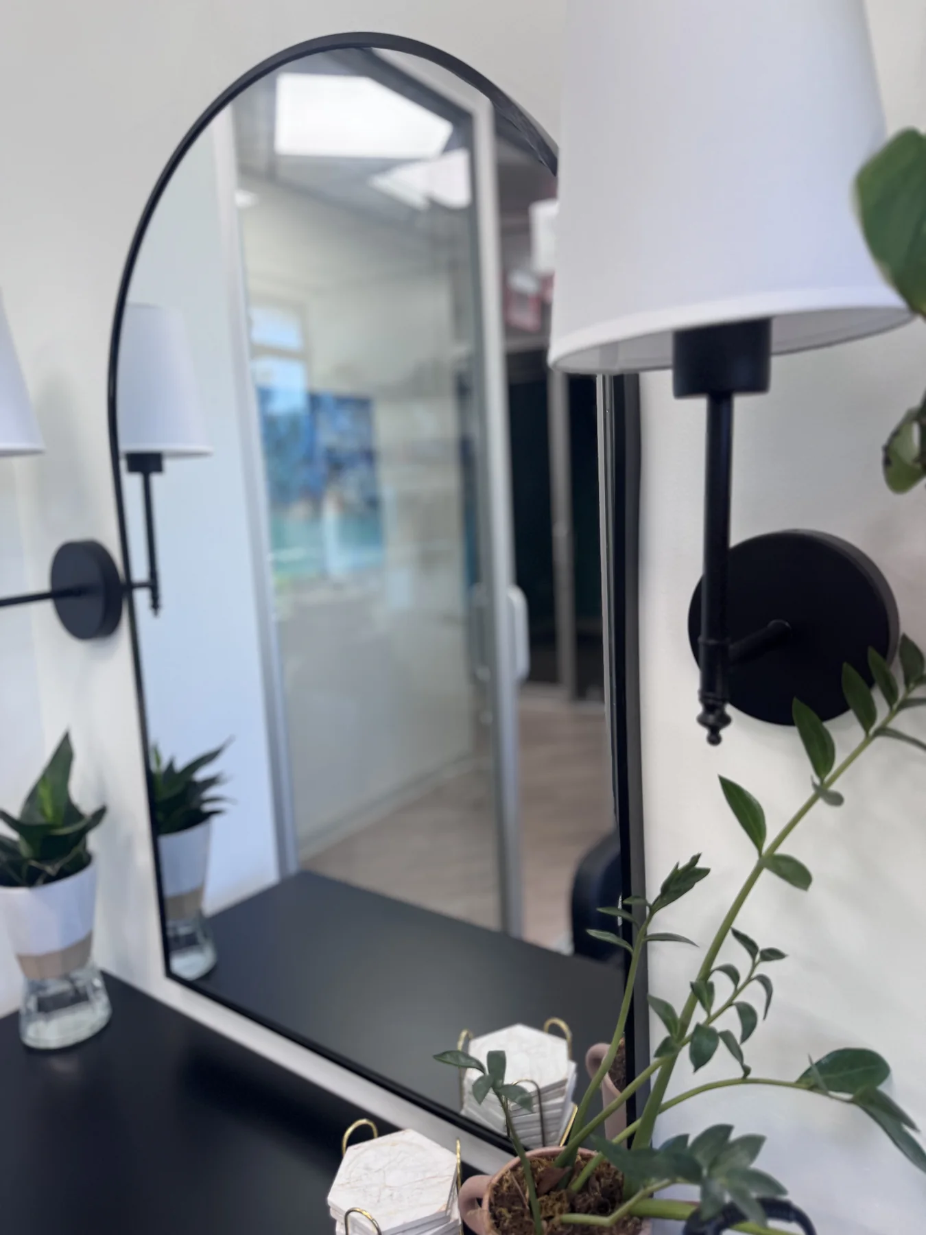 Bright private salon suite at Gulf Coast Coloring